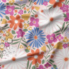 Printed Waterproof Fabric CHOUPETTE Pink / Orange